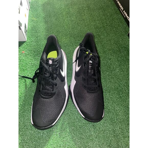 NIKE AIR PRECISION V Basketball/Training Black/White CW3403-003 no lid size 12 - Picture 2 of 7